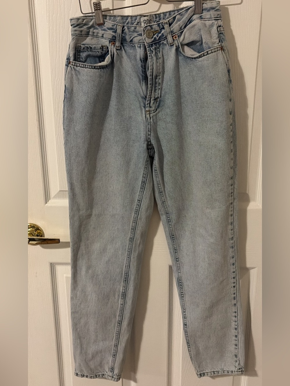 BDG Light Blue Denim Mom High-Rise Jeans